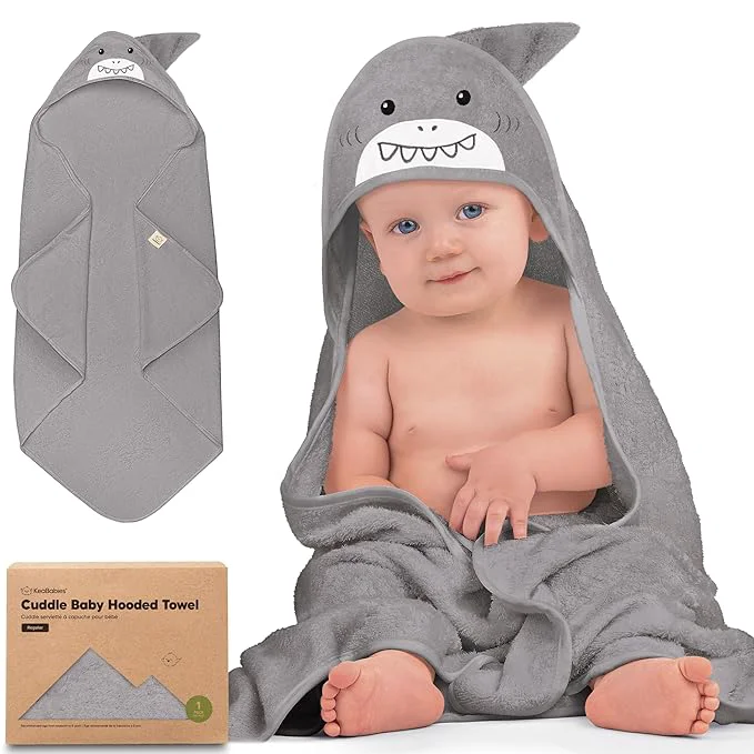 Long-Lasting KeaBabies Hooded Baby Towel for Newborn Efficient