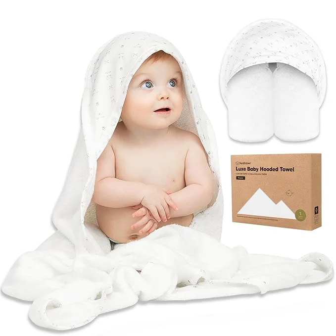 Smooth KeaBabies Hooded Baby Towel for Newborn Powerful