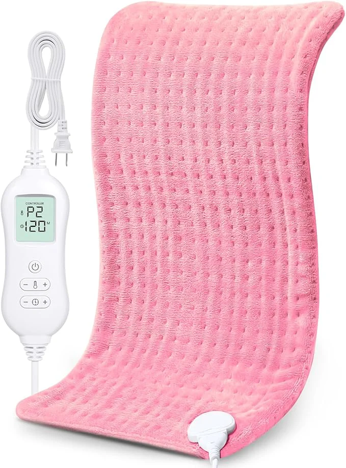 Powerful NOWWISH Heating Pad for Back Pain Relief Period Cramps 12x24 Inches Electric Durable