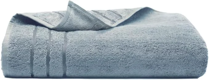 Selected Cariloha Bath Towel Blue Lagoon 28 x54 Turkish Cotton Viscose Material Expertly Made
