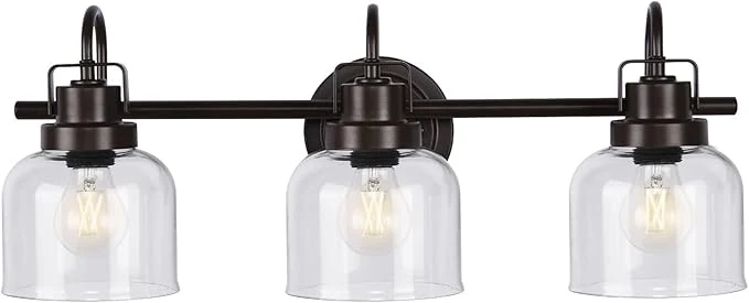 Unique Bronze Bathroom Vanity Lights 3-Light Vanity Light Fixtures High-Grade