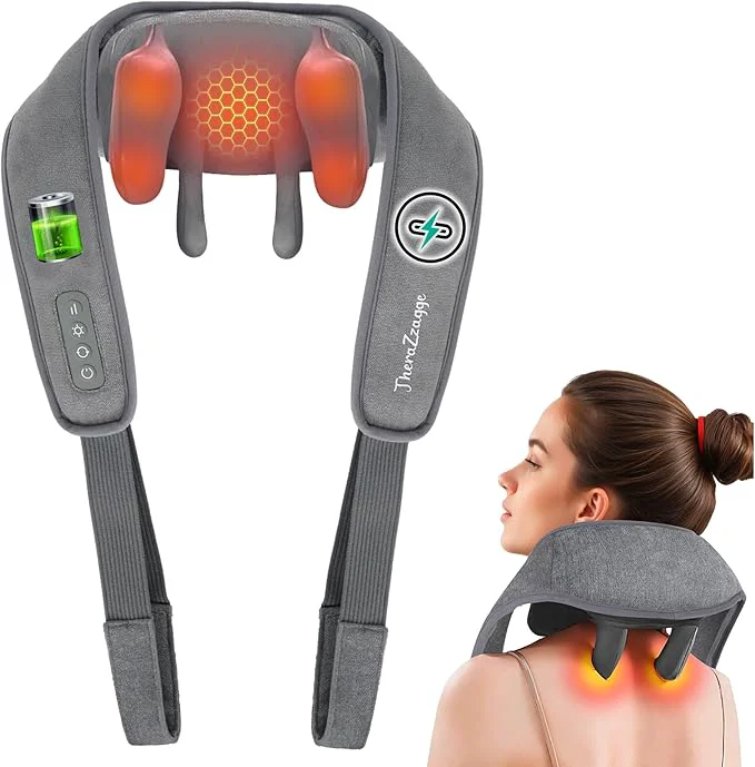 Secure Cordless Neck Massager with Heat Original