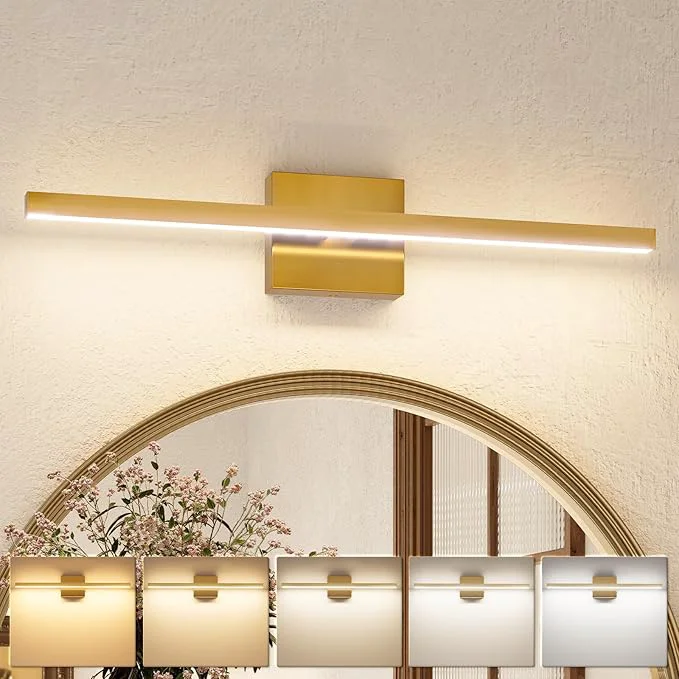 Professional VOLISUN Modern Bathroom Vanity Light 24 inch 14W Dimmable 5CCT Led Bathroom Efficient