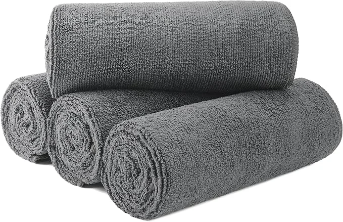 Contemporary MICROFI New Microfiber Hair Drying Salon Towels Quick Dry Lint 4 Pack High-Performance