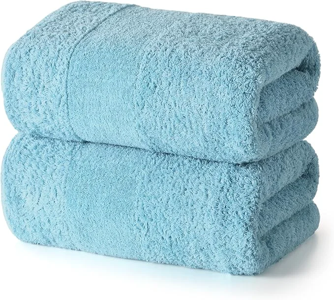 Stylish REDKISS Towels 2 Pack Luxury Extra Large Bath Towels Set 30 x 58 Inches – User-Friendly