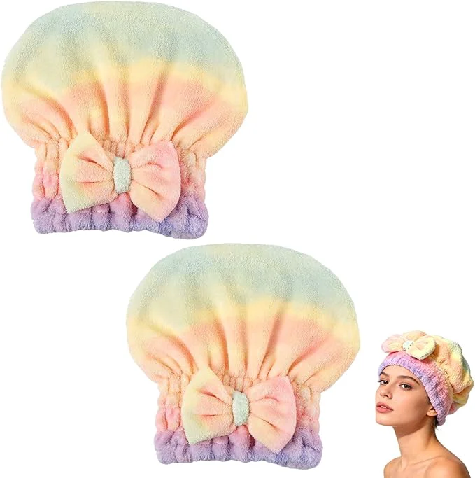 Proven 2PCS Super Absorbent Hair Towel Wrap Authentic