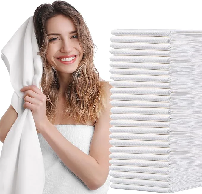 Minimalist 25pc Disposable Bath Towels Durable Large Portable Thicken Camping Towels Quick Fashionable