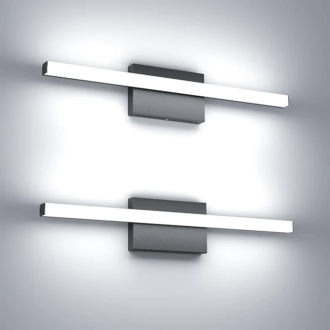 Reusable 24Inch LED Bathroom Vanity Light Bar 5700K Dimmable Led Bathroom Light Over Contemporary