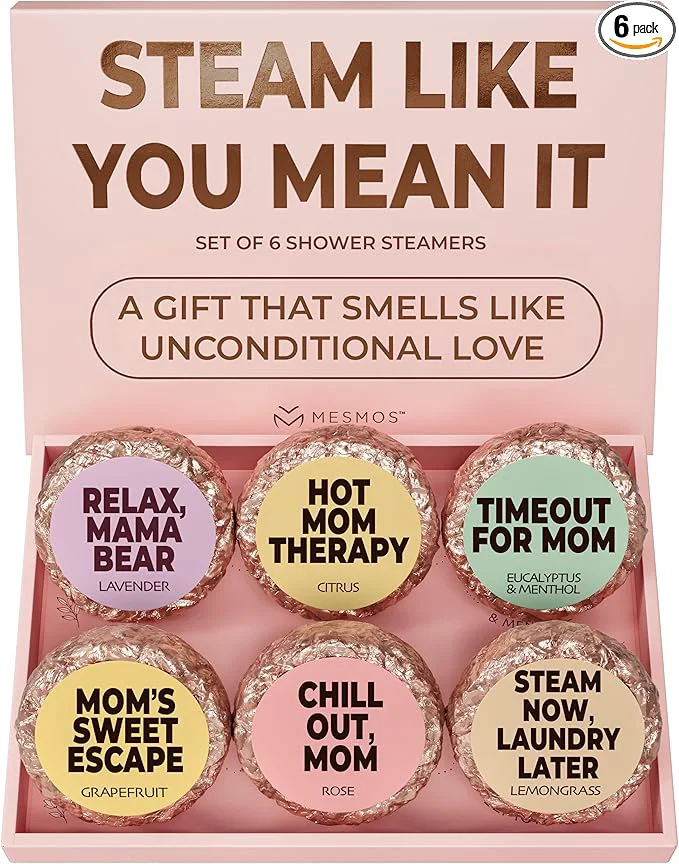Sophisticated MESMOS 6 Assorted Shower Steamers Aromatherapy Gifts Fine