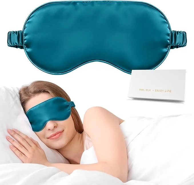 Flexible Silk Sleep Mask Eye Mask for Sleep Women Men Mulberry Sleeping Mask Professional