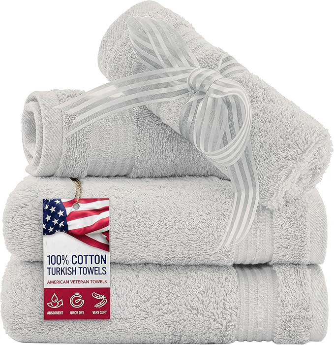 Lightweight American Veteran Towel Cotton Turkish Washcloths Functional