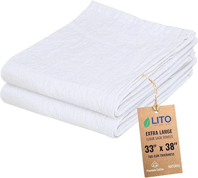 High-Performance Flour Sack Towels Tea Towel for Crafts Kitchen Dish Cotton Blank Towel for Official