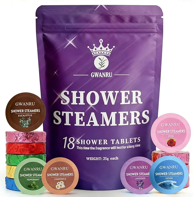 Expertly Made Shower Steamers Aromatherapy 18 Pack Shower Bombs Gift Set Pure