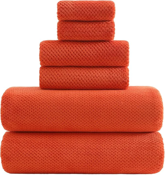 Reliable YTYC 29x59 Inch Bath Towels Set of 6 Large Super Soft Lint Lightweight Original