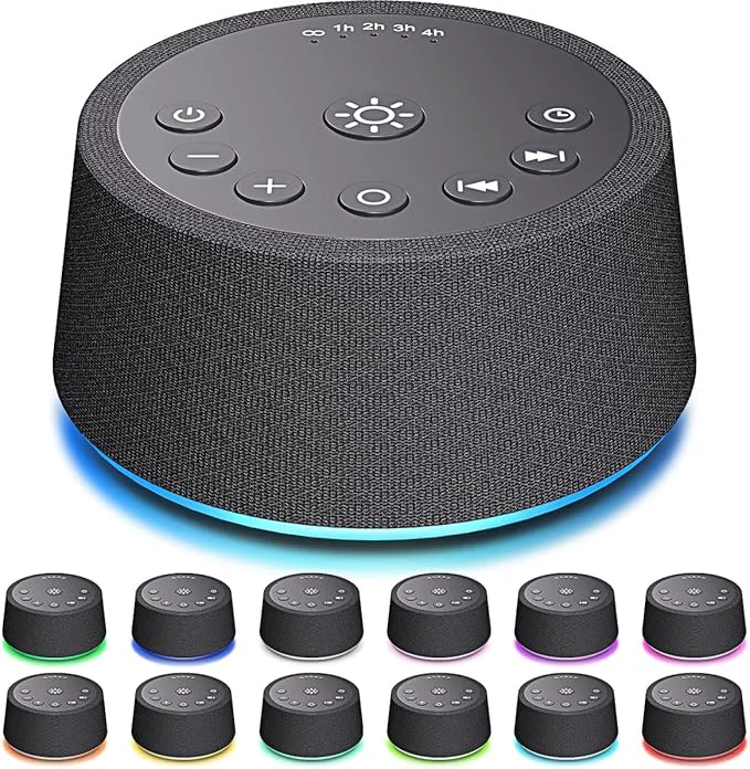Exceptional SoundLegend White Noise Sleep Sound Machines 30 Sounds 12 Colors Light 32-Level Refined
