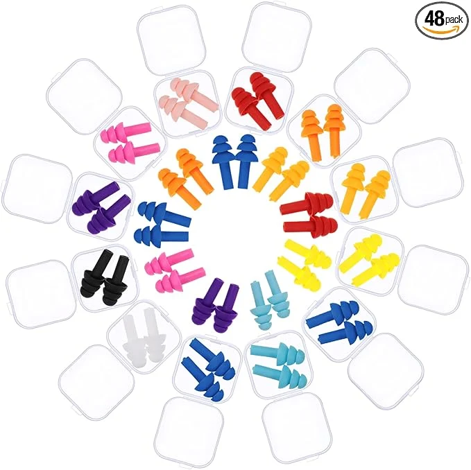Unique Ear Plugs Silicone Ear Plugs Waterproof Reusable Earplugs Noise Reduction Versatile