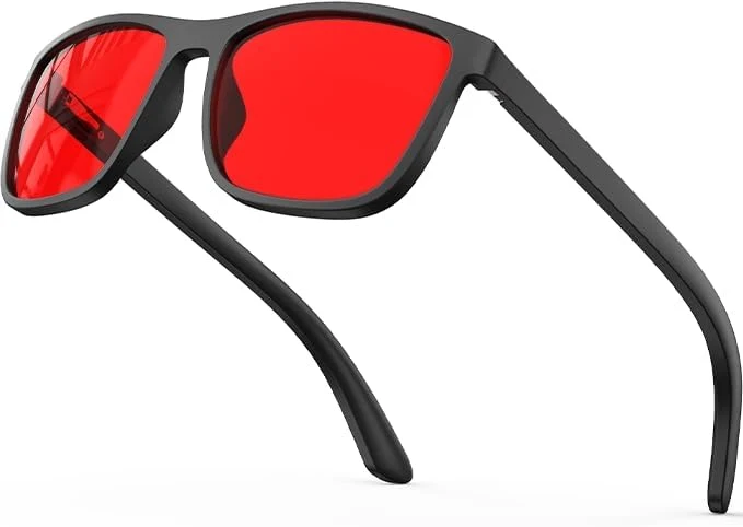 Outstanding Bloomoak Red Lens Blue Green Light Blocking Glasses- Dual AR Coatings Contemporary