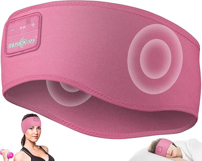 Easy-to-Use MUSICOZY Sleep Headphones Headband Bluetooth 5.4 Wireless Headband Headphones Versatile