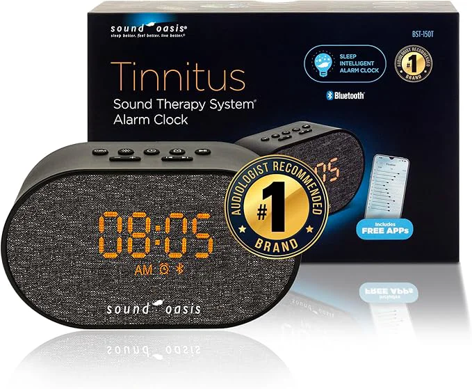 Advanced Sound Oasis® Bluetooth Tinnitus Sound Therapy System® Alarm Clock Contemporary