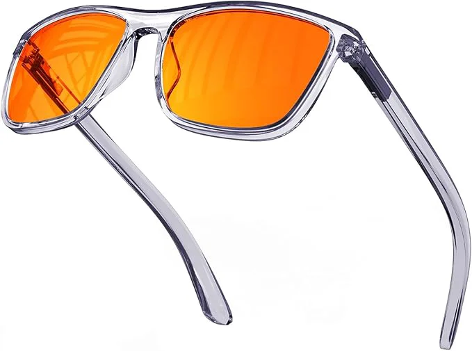 Recyclable Bloomoak Red Lens Blue Green Light Blocking Glasses- Dual AR Coatings Artisan