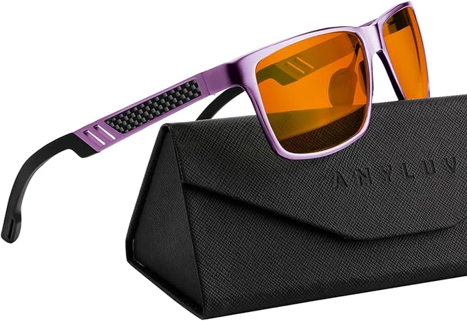 Original Design ANYLUV Blue Light Blocking Glasses Men Computer Gaming Glasses Lightweight High-Performance