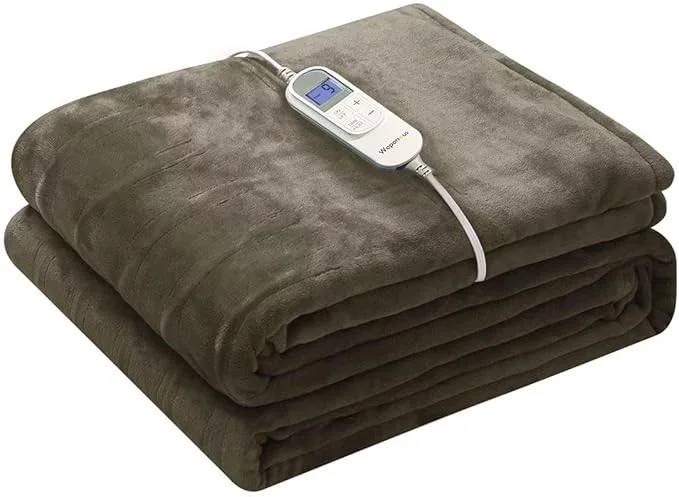 Convenient Wapaneus Heated Blanket Electric Full Size 72 x84 Advanced