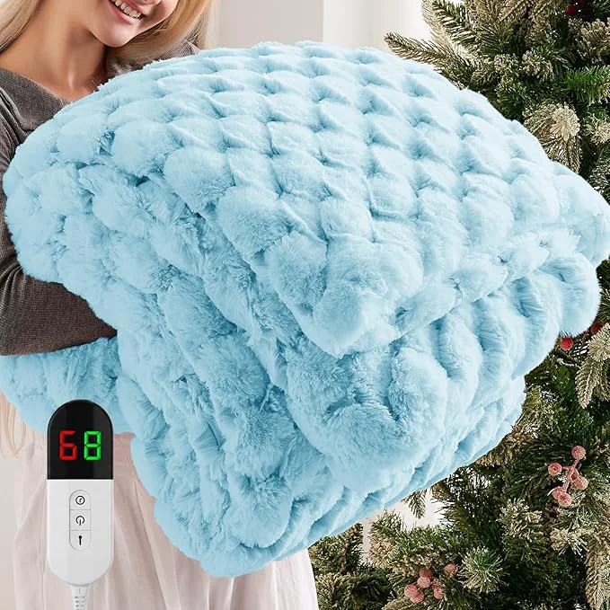 Comfortable Homemate Electric Heated Throw Blanket Safe