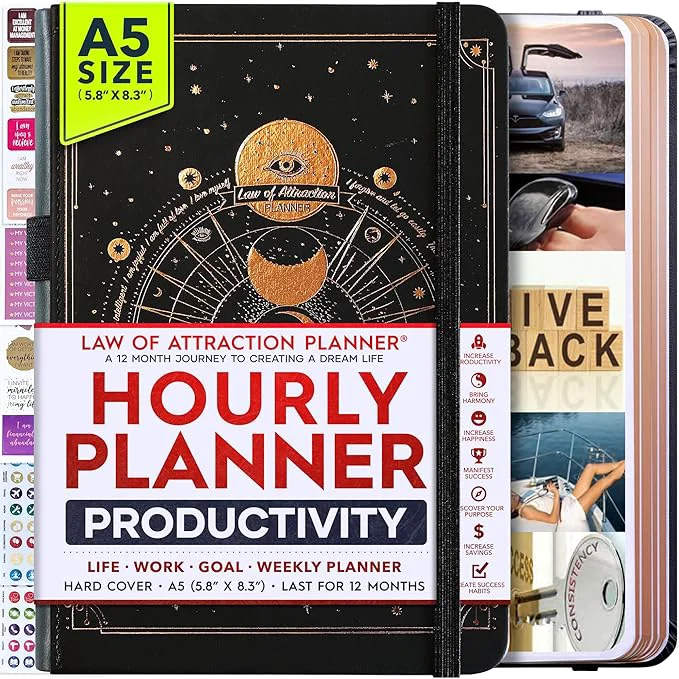 Quality Life Planner - Undated Weekly Monthly Planner 12-Month Journey to Increase Carefully Designed