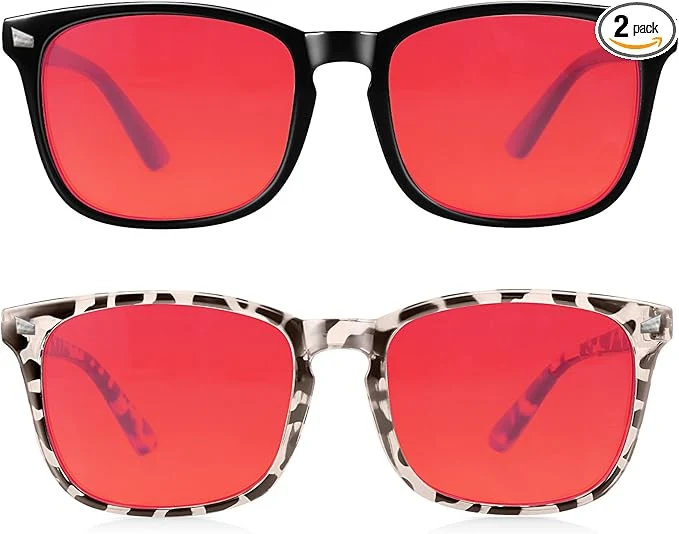 Minimalist 2 Packs Professional Sleep Glasses Convenient