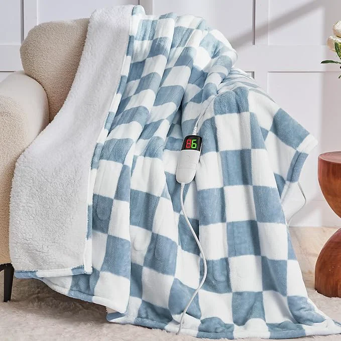 Refined Heated Electric Blanket Twin Size 62X84 Heating Blanket Durable
