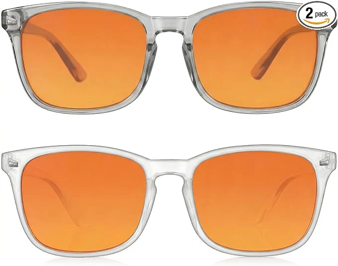 Long-Lasting 2 Packs Professional Sleep Glasses Versatile