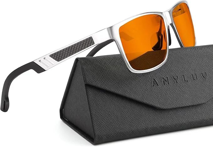 Artisan ANYLUV Blue Light Blocking Glasses Men Computer Gaming Glasses Lightweight Recyclable