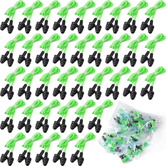 Excellent Tondiamo 200 Pairs Ear Plugs Reusable Silicone Earplugs Original Design