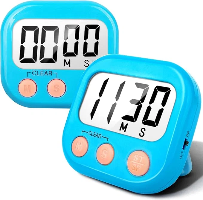 Optimized 2 Pack Kitchen Timers Loud Ring Digital Timers Selected