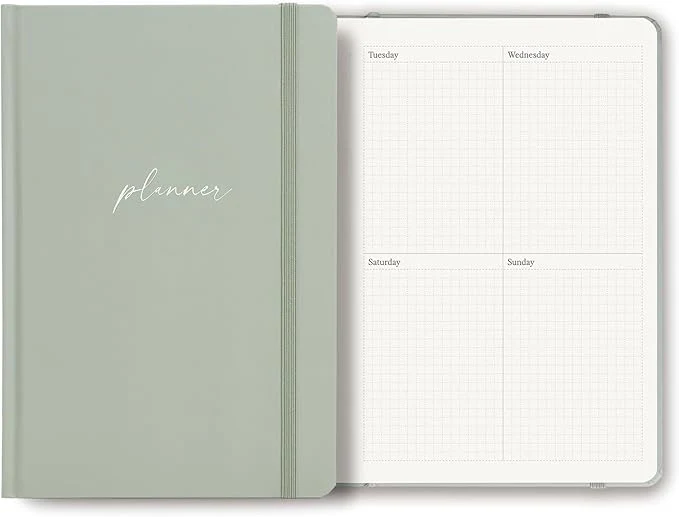 Elegant 2026 Planner - Undated Monthly Weekly Daily Planner Advanced