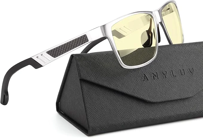 Responsible ANYLUV Blue Light Blocking Glasses Men Computer Gaming Glasses Lightweight Authentic