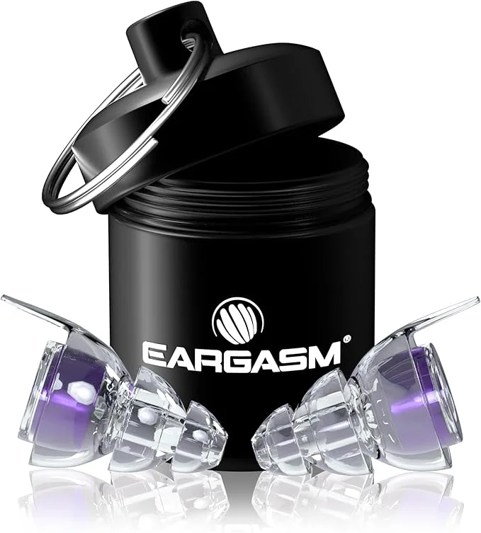 Contemporary Eargasm High Fidelity Hyperviolet Purple Earplugs Secure
