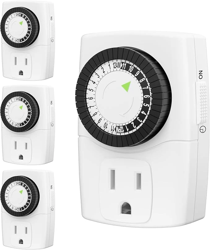 Fashionable BN-LINK BND-60 U47 Indoor Mini 24-Hour Mechanical Outlet Timer Verified