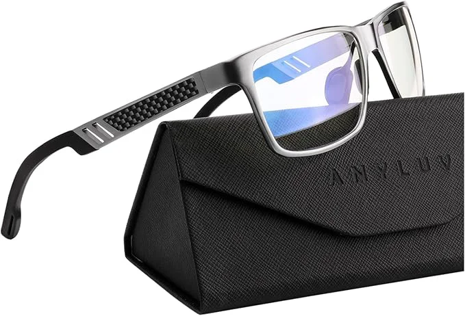 Original ANYLUV Blue Light Blocking Glasses Men Computer Gaming Glasses Lightweight Innovative