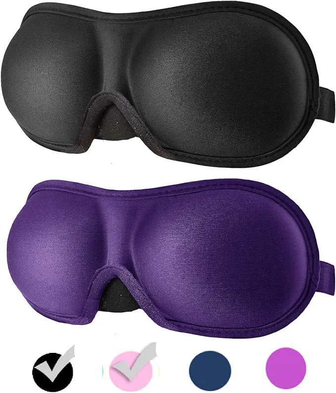 Premium Material 3D Eye mask for Sleeping Machine Washable Sleep Mask for Women Blinder Natural