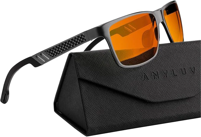 Elite ANYLUV Blue Light Blocking Glasses Men Computer Gaming Glasses Lightweight Clean