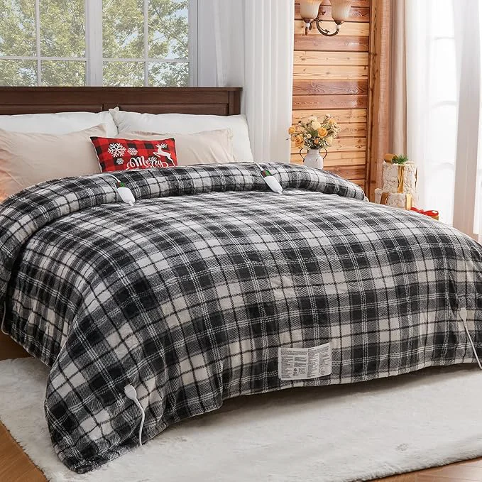 Lightweight OCTROT Heated Electric Blanket Queen Size 84X90 Heating Blanket Queen Top-Quality