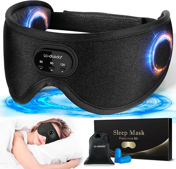 Sustainable LC-dolida Sleep Headphones Sleep Mask Pure