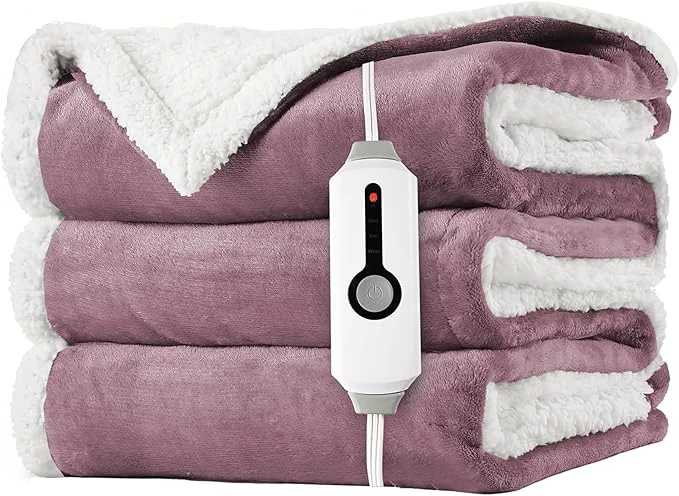 Trusted LaffyLo Heated Throw Blanket 50 x 60 Fast Heating Electric Blanket Dual-Sided Selected