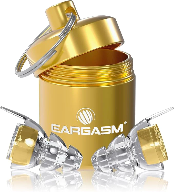 Convenient Eargasm High Fidelity Gold Earplugs High-Performance