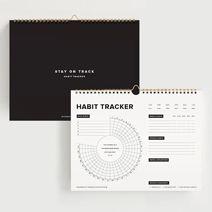 Quality Stay on Track Habit Tracker Wall Calendar – Daily Weekly Monthly Habit Original Design