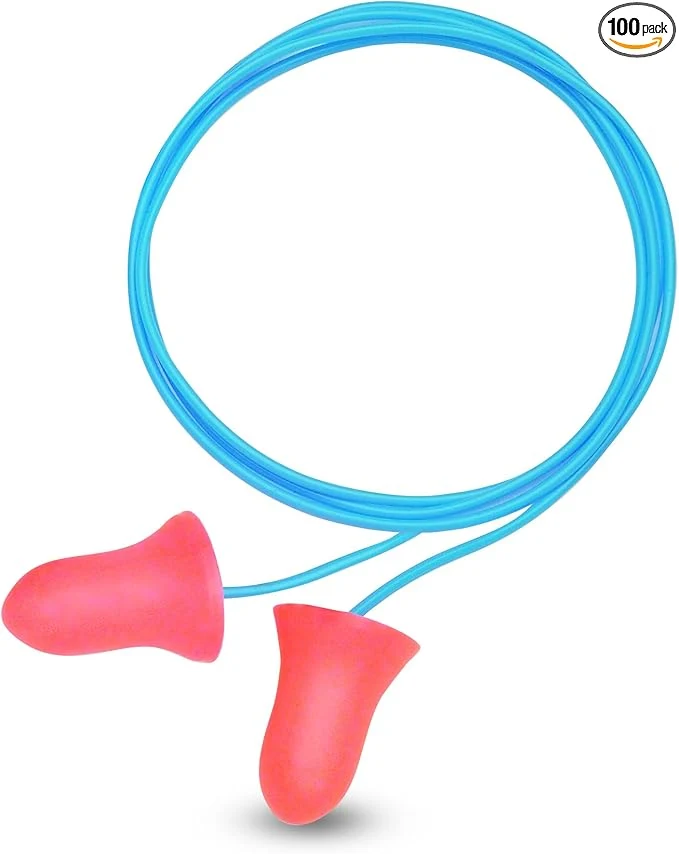 Pure Honeywell Howard Leight by Maximum Corded Disposable Foam Earplugs 100 Pairs Powerful