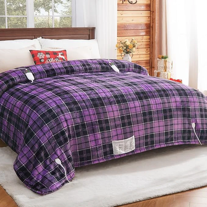 Refined Heated Electric Blanket Queen Size 84X90 Heating Blanket Queen Top-Quality