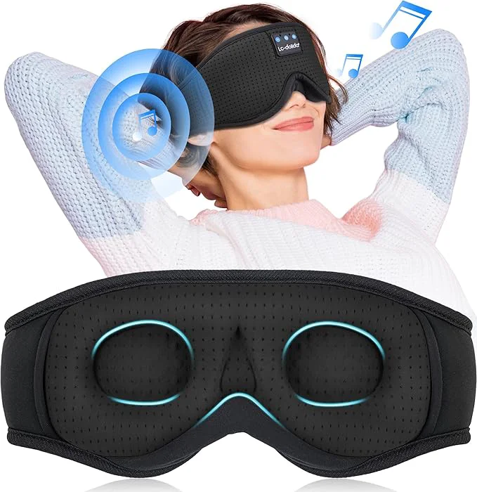 Authentic LC-dolida Sleep Mask with Bluetooth Headphones Bluetooth Sleep Mask Sleep Proven