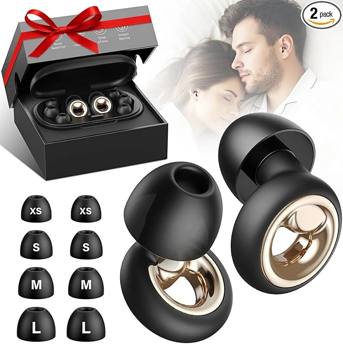Breathable Ear Plugs for Sleeping 50dB Noise Cancelling Ear Plugs Reusable Silicone Next-Generation